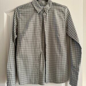 Mammut Grey Checkered Flannel Button Down Shirt - Size XS